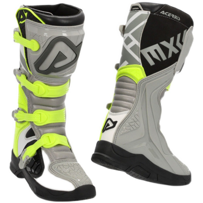 Мотоботы Acerbis X-TEAM GRAY GREEN