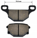 Колодки тормозные дисковые #18 TTR250Rb, GR (зад.)