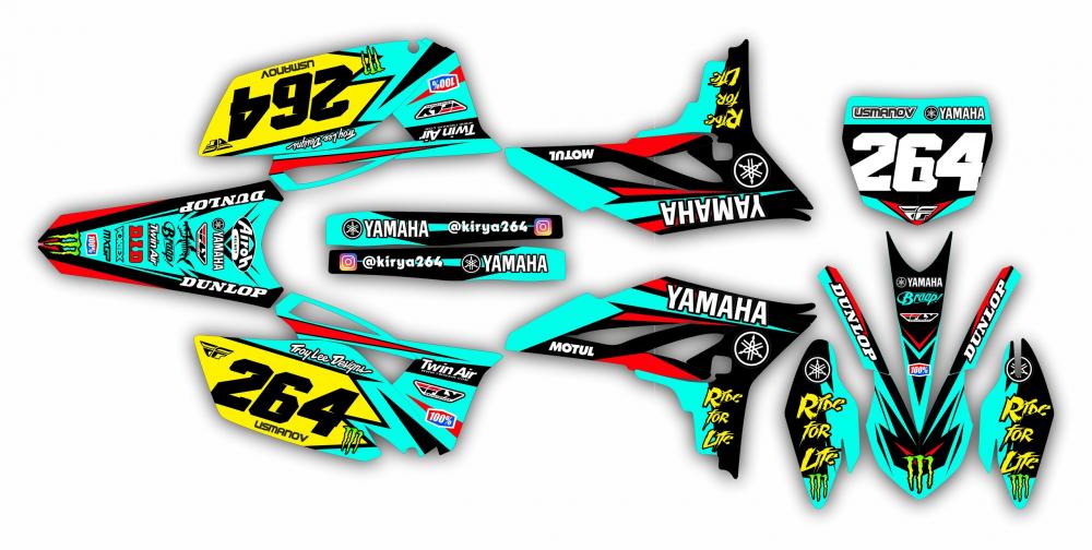 Графика для мотоцикла Yamaha YZ250 #3