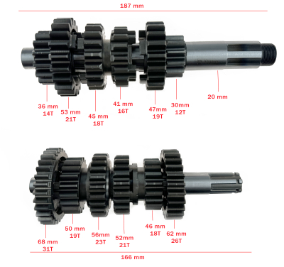 КПП в сборе ZS172FMM-5 PR250 (6 скоростей)