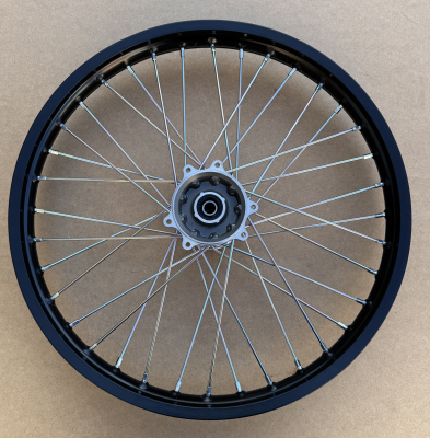 Обод (диск) UNISON 21" передний алюминий 7116, тип HONDA (1.6-R21 d=15mm) (черный, 36 спиц)