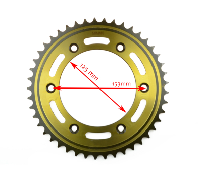 Венец, звезда ведомая кросс 520-41, (6 отв.х153х125)