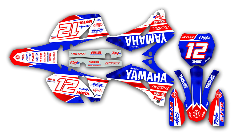Графика для мотоцикла Yamaha YZ250 #5