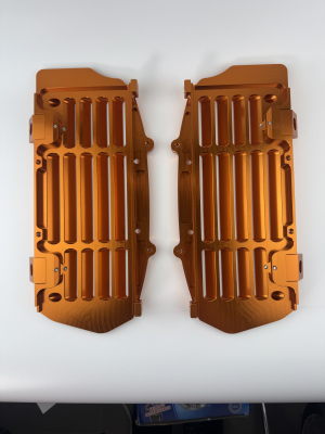 Защита радиаторов CNC тип KTM (оранжевый)