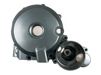 Крышка картера левая CB125-250 (серая) 