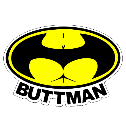 Наклейка Buttman