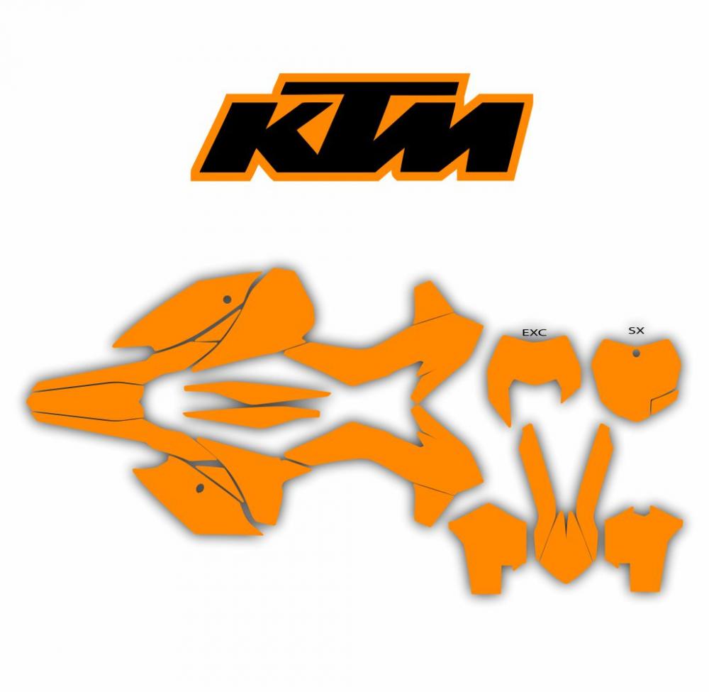 Лекало для мотоцикла KTM SXF 250-450 2011-2013