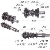 КПП в сборе 165FMM,169FMM (CBB 200-250, под балансирный вал)