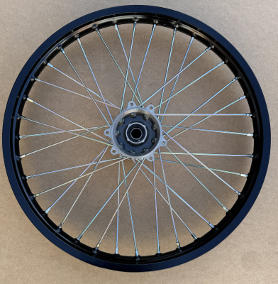 Обод (диск) UNISON 21" передний алюминий 7116, тип HONDA (1.6-R21 d=20mm) (черный, 36 спиц)