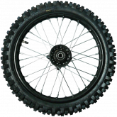 Колесо в сборе 14" (1,85-R14 d=15mm) заднее (обод+покрышка+камера)