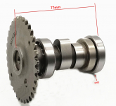 Распредвал клапанов 157QMJ 150см3