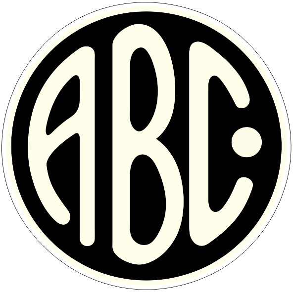 Наклейка ABC