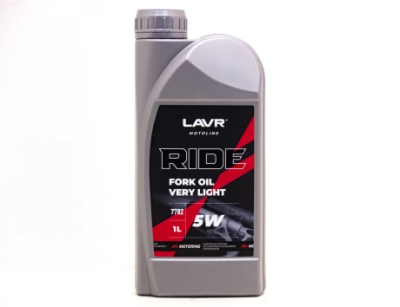 Масло для вилок LAVR MOTO RIDE Fork oil 5W, 16*1л