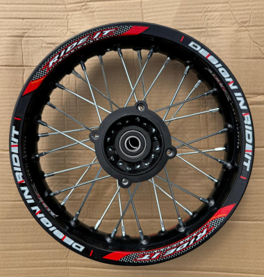 Обод кросс 12" (1,85-R12 d=15mm) алюминий, задний