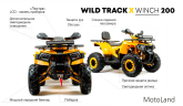 Квадроцикл MOTOLAND 200 WILD TRACK X "WINCH" (лебедка + балансир.вал) (2022 г.)