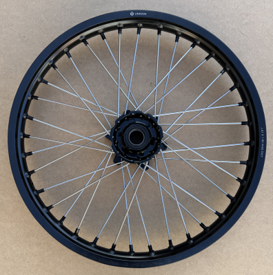 Обод (диск) UNISON 21" передний алюминий 7116, тип KTM, ступица CNC (1.6-R21, черный, 36 спиц)