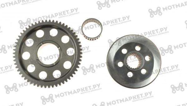 Бендикс (обгонная муфта) в сборе с шестерней ZS177MM(NC250) 