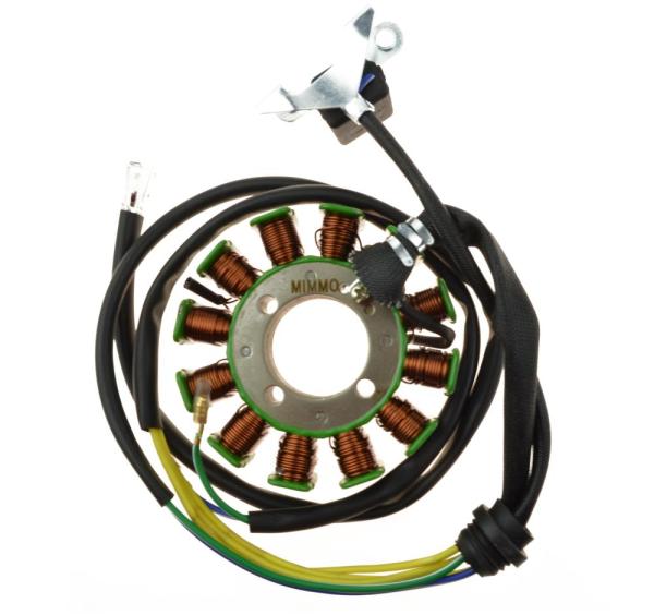 Статор (12 катушек) CG/CB 150-250 (32 мм, 3 отверстия крепления)