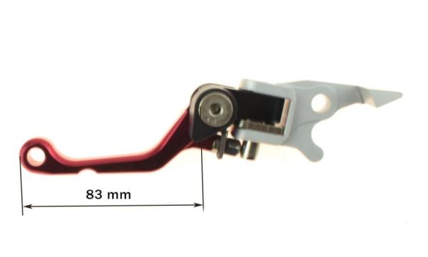 Рычаг тормоза Kayo регулируемый, складной 360град. #2 (красный)