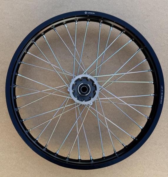 Обод (диск) UNISON 21" передний алюминий 7116, тип HONDA (1.6-R21 d=20mm) (черный, 36 спиц)