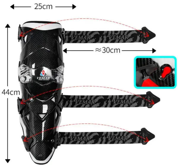 Мотозащита (наколенники) VEMAR RT 12