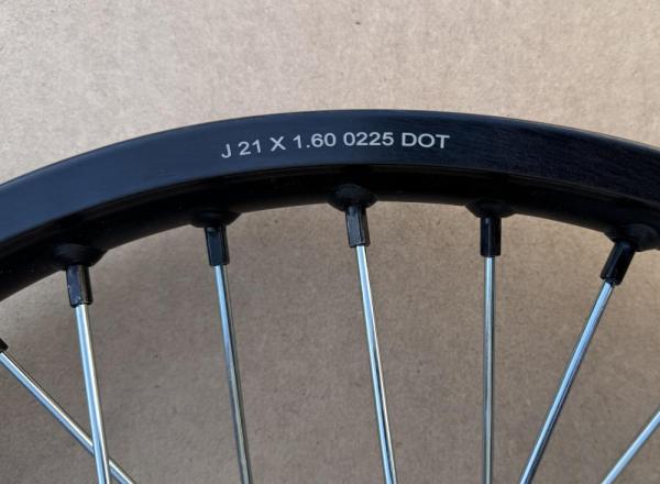 Обод (диск) UNISON 21" передний алюминий 7116, тип KTM (1.6-R21, черный, 36 спиц)