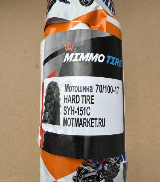 Покрышка MIMMO TIRE SYH-151C 70/100-17 (HARD TIRE, 45 % натуральной резины) 