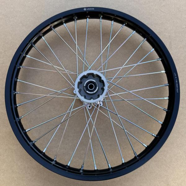 Обод (диск) UNISON 21" передний алюминий 7116, тип HONDA (1.6-R21 d=15mm) (черный, 36 спиц)