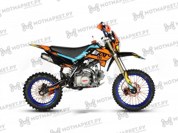 Питбайк KAYO EVOLUTION YX125EM 17/14 KRZ (механ. сцепл., эл. стартер)