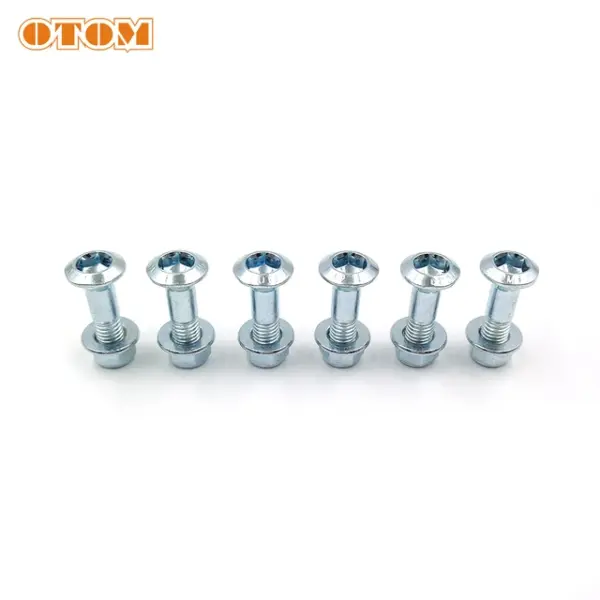 Болты крепления задней звезды OTOM (комплект 6шт) M8x1.25, тип YAMAHA, SUZUKI, HONDA, KAWASAKI, CRF, KXF, RMZ, YZ