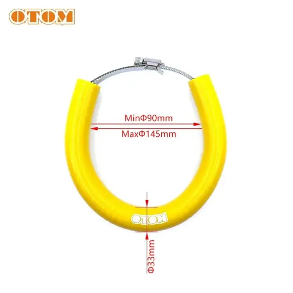 Защита выхлопной трубы на мотоцикл OTOM #2