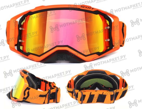 Очки мотокросс SCT #1 (+прозрачное стекло)