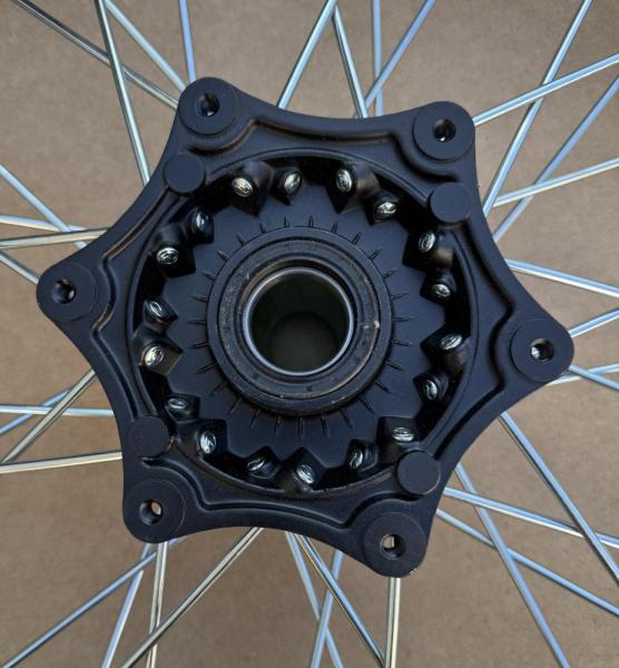 Обод (диск) UNISON 21" передний алюминий 7116, тип KTM (1.6-R21, черный, 36 спиц)