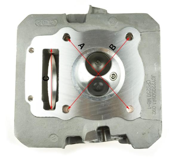 ГБЦ (головка) в сборе 172FMM-3A (CB250-F)