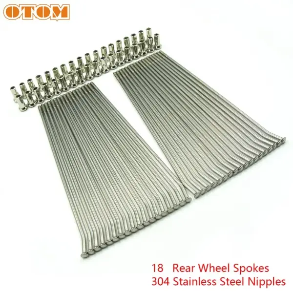 Спицы + ниппель 18" (компл.=36шт) ОТОМ (сталь)