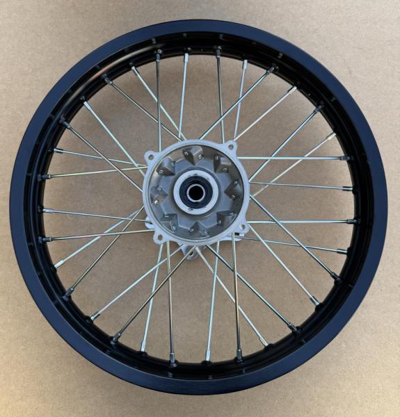 Обод (диск) UNISON 18" задний алюминий 7116, тип HONDA (2.15-R18 d=17mm) (черный, 32 спицы)