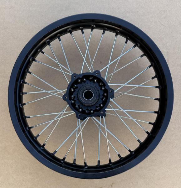 Обод (диск) UNISON 18" задний алюминий 7116, тип KTM (2.15-R18, черный, 36 спиц)