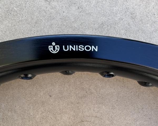 Обод голый UNISON 18" задний алюминий 7116 (2.15-R18, черный, 36 спиц)