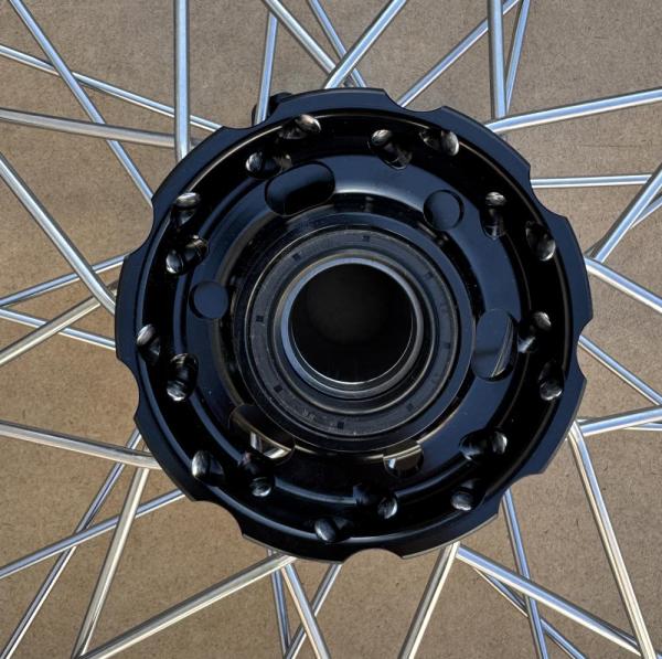 Обод (диск) UNISON 21" передний алюминий 7116, тип KTM, ступица CNC (1.6-R21, черный, 36 спиц)