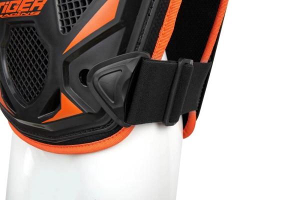 Мотозащита (черепаха) TIGER Y11 детский (черный/оранжевый)