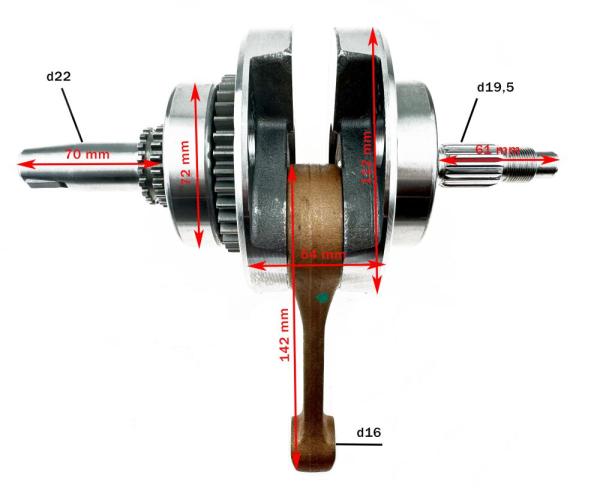 Коленвал ZS174MN-5 (NB300)