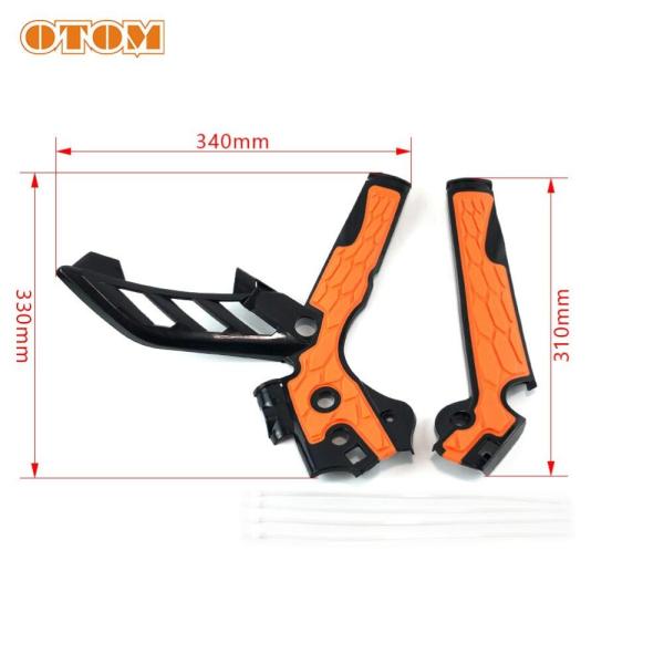 Накладки на раму SX125/150 11 - 15 SX-F/XC-F 11 - 15 SX250/ XC 11 - 16 XCF-W/XC-W  12 - 16 EXC350-500 12 - 16