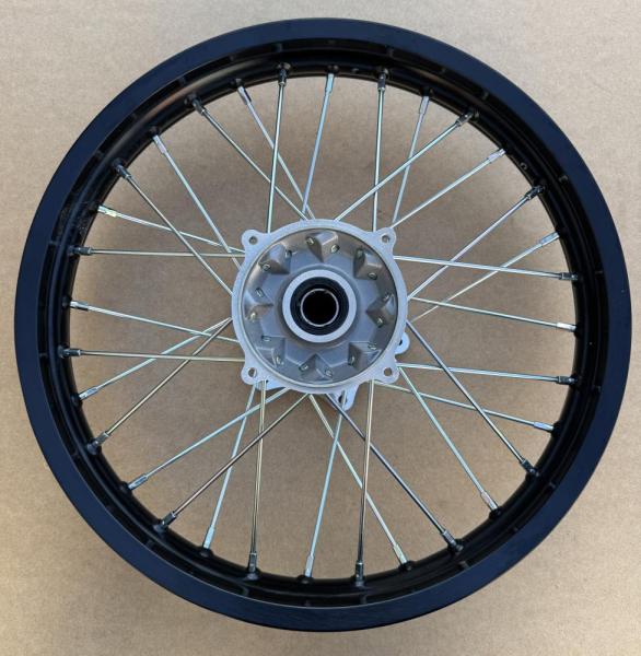 Обод (диск) UNISON 18" задний алюминий 7116, тип HONDA (2.15-R18 d=25mm) (черный, 32 спицы)