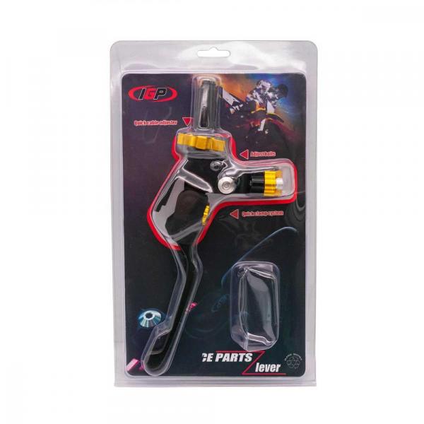 Рычаг сцепления в сборе с кронштейном регулируемый, складной 360град. IGP CNC