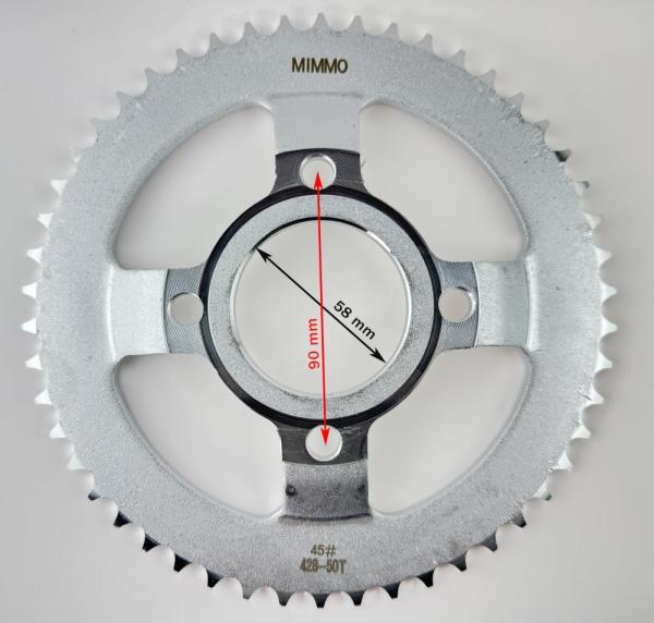 Венец, звезда ведомая CG/CB (428H-50, выпуклая)