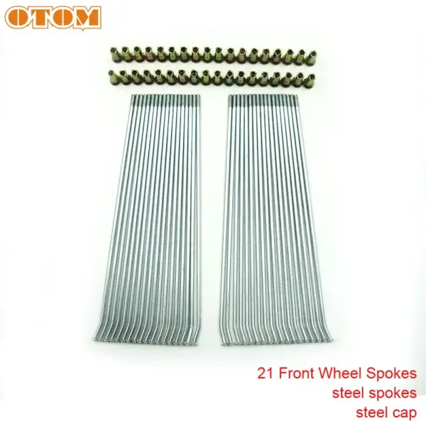 Спицы + ниппель 21" (компл.=36шт) ОТОМ (сталь)