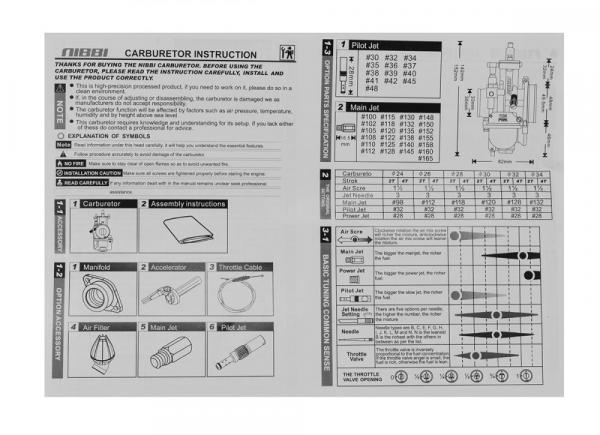 Карбюратор NIBBI PWK32 SP