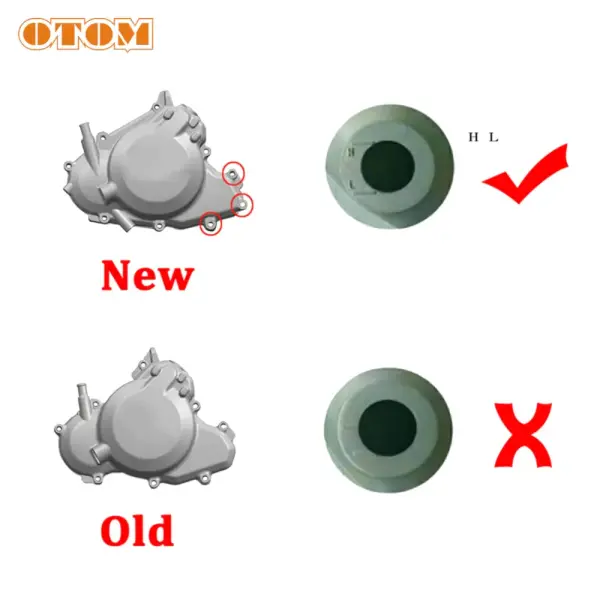 Крышки двигателя ZS 177MM NC250/300 OTOM (генератора, сцепления, помпы)